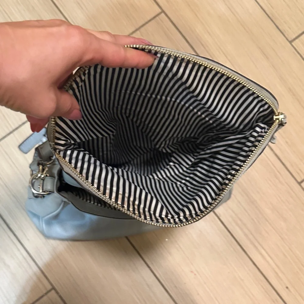 Kate Spade Light Blue Gray Shoulder or Crossbody Bag - Picture 5 of 16